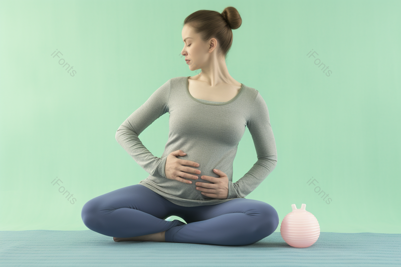 孕妇做瑜伽运动室内场景女性人物图像摄影,高清,摄影图,摄影图片,图片大全,摄影图免费下载